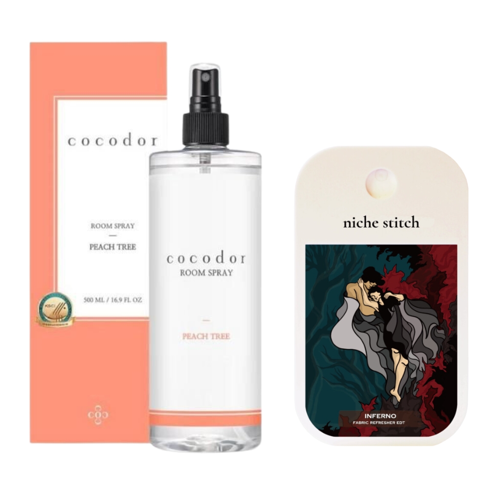 Cocod’or – Room Spray – Peach Tree and Pocket Perfume – Inferno