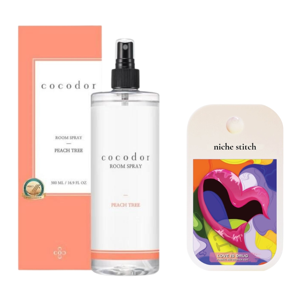 Cocod’or – Room Spray – Peach Tree and Pocket Perfume – Love Is Drug