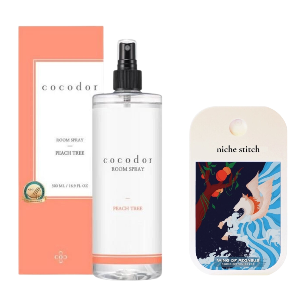 Cocod’or – Room Spray – Peach Tree and Pocket Perfume – Wings Of Pegasus