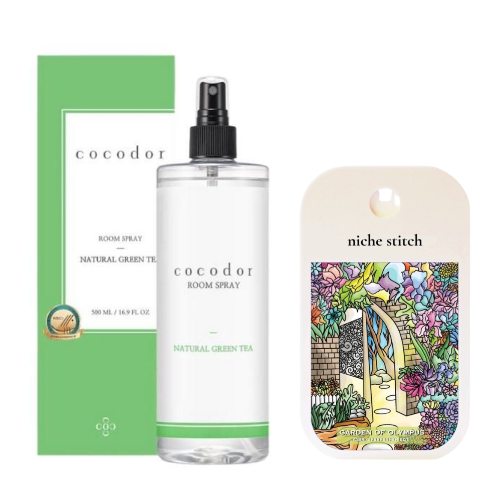 Cocod’or-Room Spray-Natural Green Tea and Pocket Perfume- Garden Of Olympus