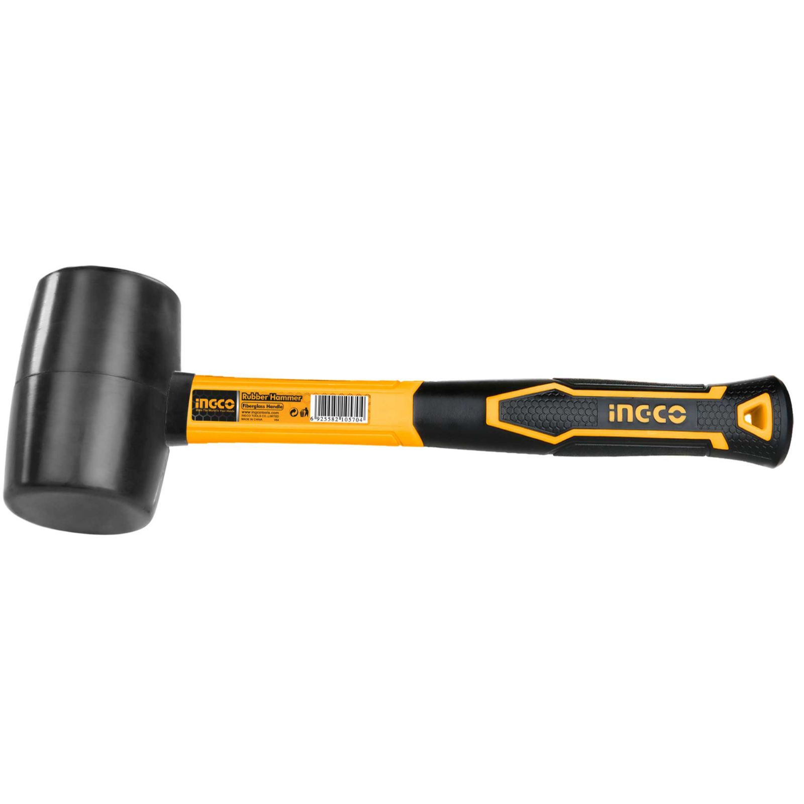 Ingco – Mallet Black Rubber Hammer (220 g)