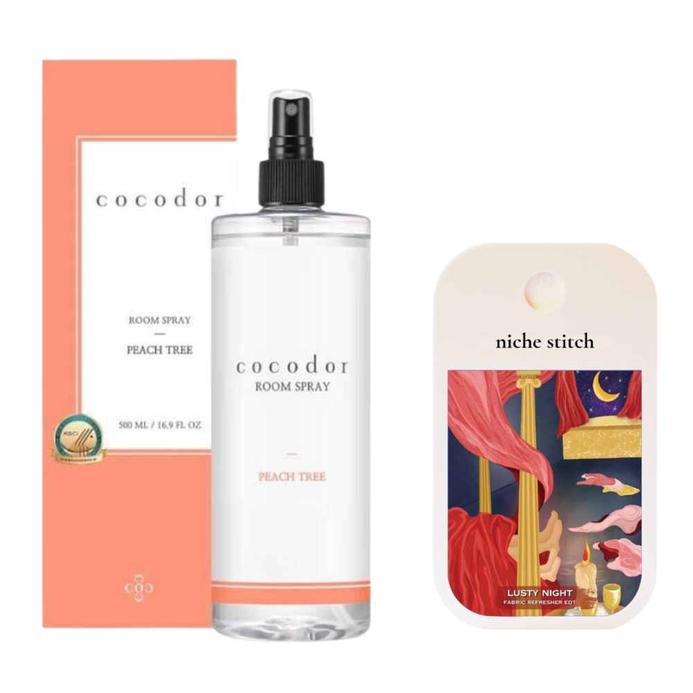 Cocod’or – Room Spray – Peach Tree and Pocket Perfume – Lusty Night