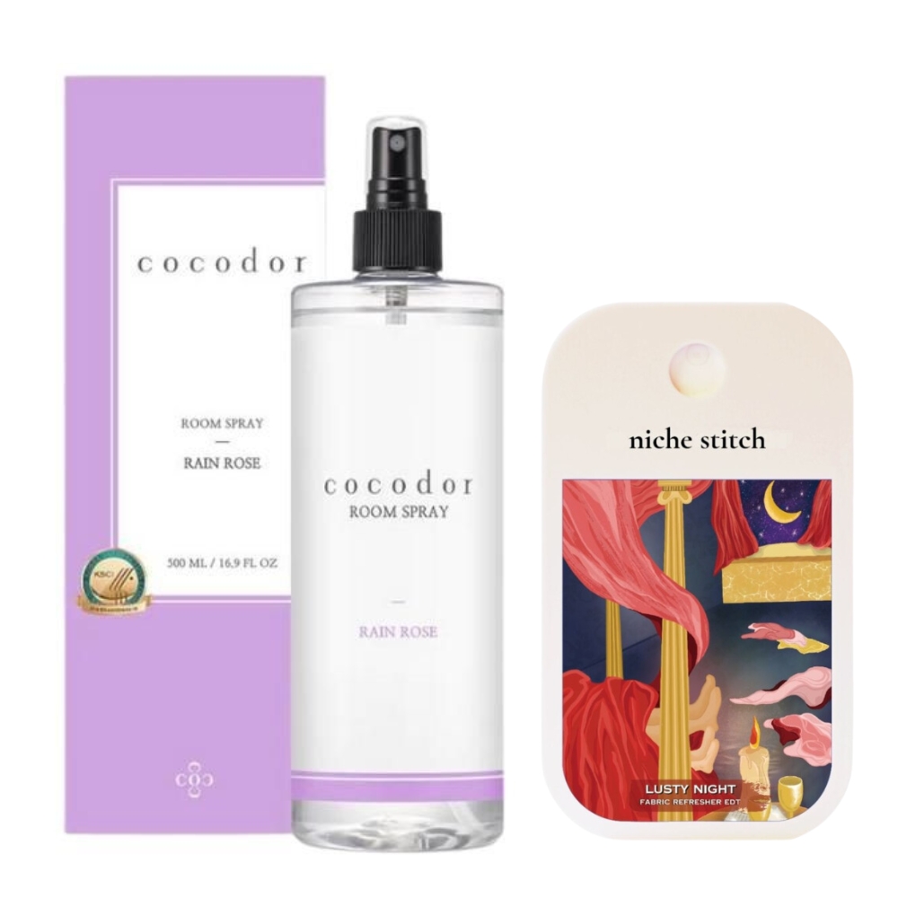 Cocod’or – Room Spray – Rain Rose and Pocket Perfume – Lusty Night
