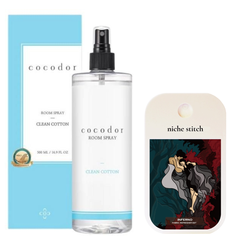 Cocod’or – Room Spray – Clean Cotton and Pocket Perfume – Inferno