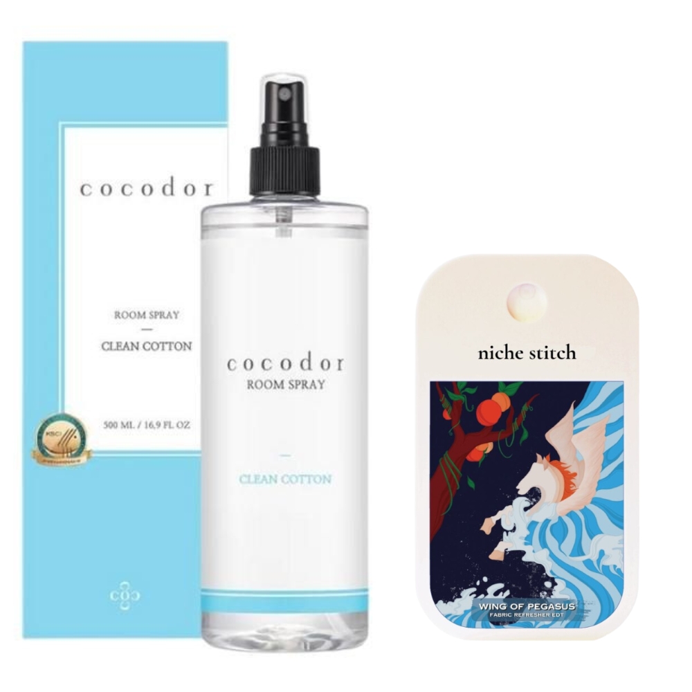 Cocod’or – Room Spray – Clean Cotton & Pocket Perfume – Wings Of Pegasus