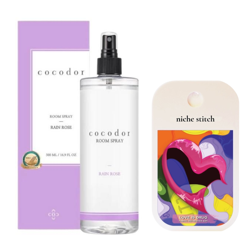 Cocod’or – Room Spray – Rain Rose and Pocket Perfume – LoveIsDrug