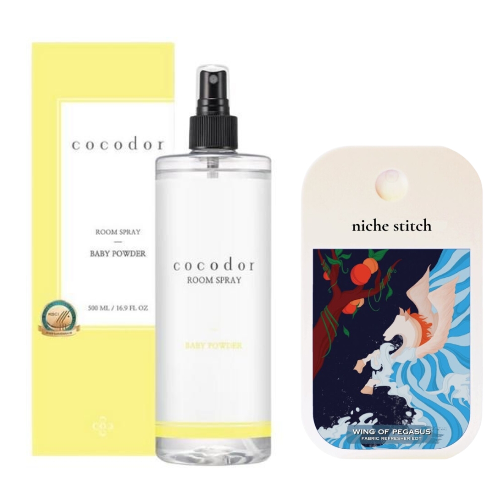 Cocod’or – Room Spray – Baby Powder and Pocket Perfume- Wings Of Pegasus