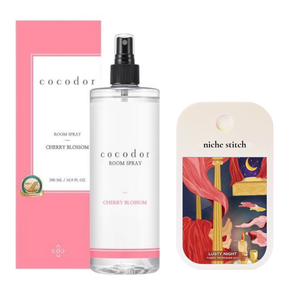Cocod’or – Room Spray – Cherry Blossom and Pocket Perfume – Lusty Night