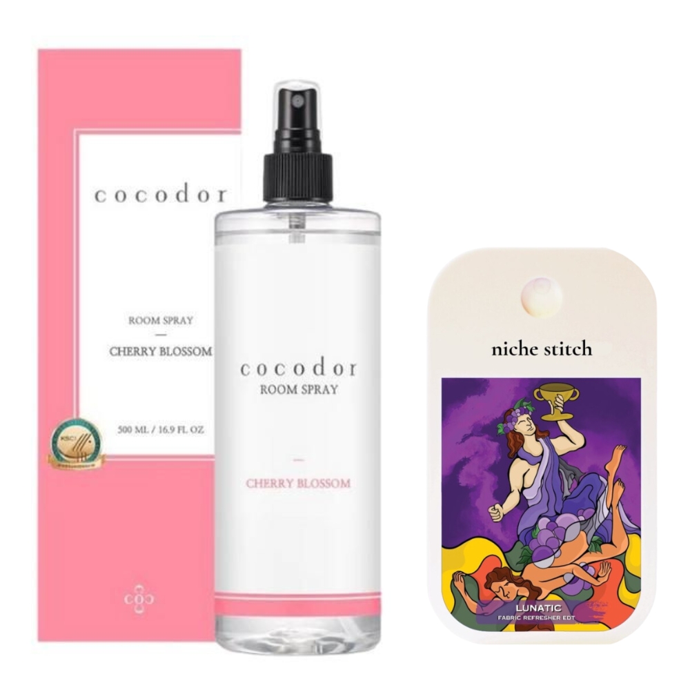 Cocod’or – Room Spray – Cherry Blossom and Pocket Perfume – Lunatic