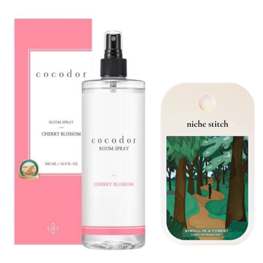 Cocod’or- Room Spray – Cherry Blossom & Pocket Perfume – Stroll In A Forest