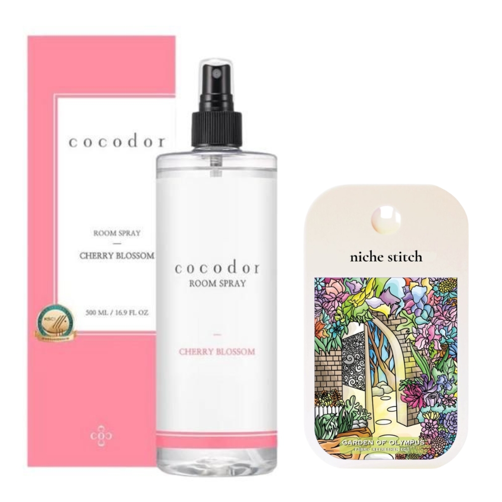 Cocod’or – Room Spray – Cherry Blossom & Pocket Perfume – Garden Of Olympus