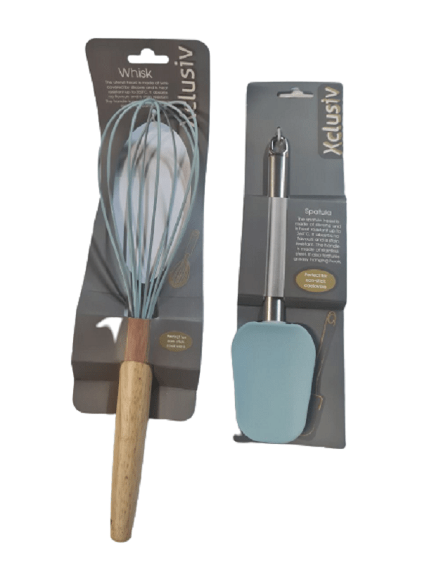 Xclusiv – Silicone Whisk & Spatula