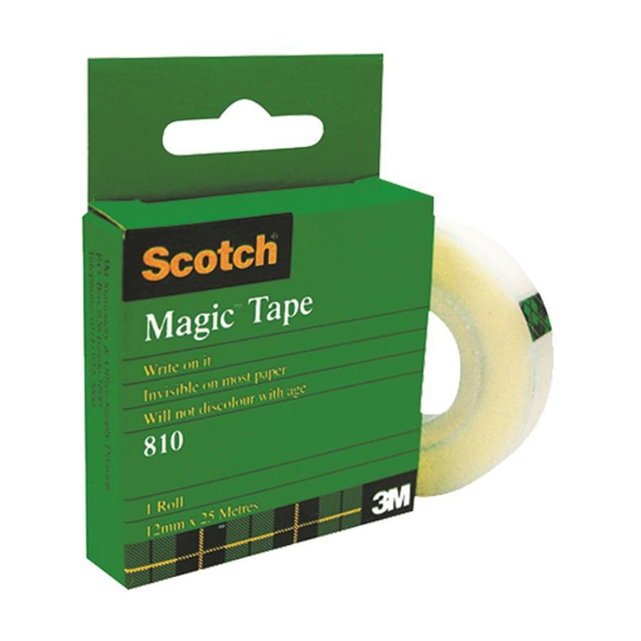 Scotch – Magic Tape (12 mm ) x (25 m) (3 m)