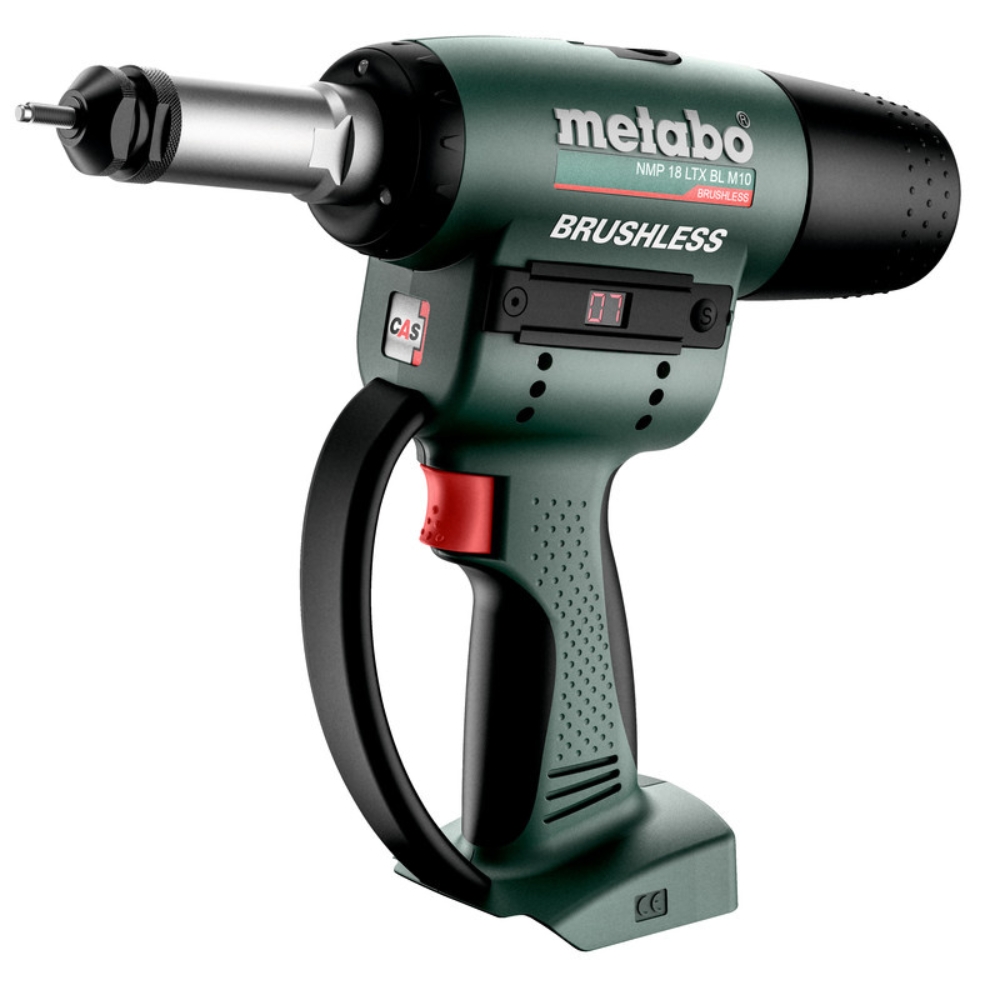 Metabo – Cordless Rivet Nut Gun – NMP 18 LTX BL M10 (601788840) – Unit Only