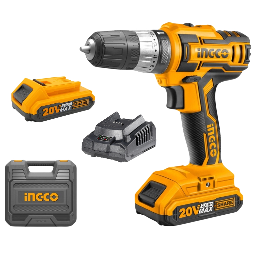 Ingco – Lithium Ion Cordless Drill (20 v)