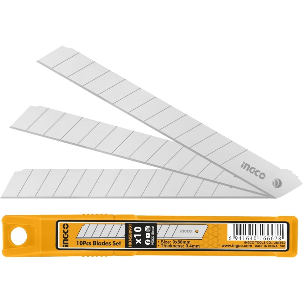 Ingco – Snap-Off Blade – 9X80mm – 10 Pieces
