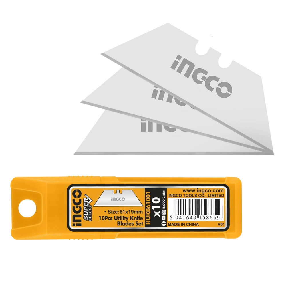 Ingco – Blade Set – 61X19mm – 10 Pieces