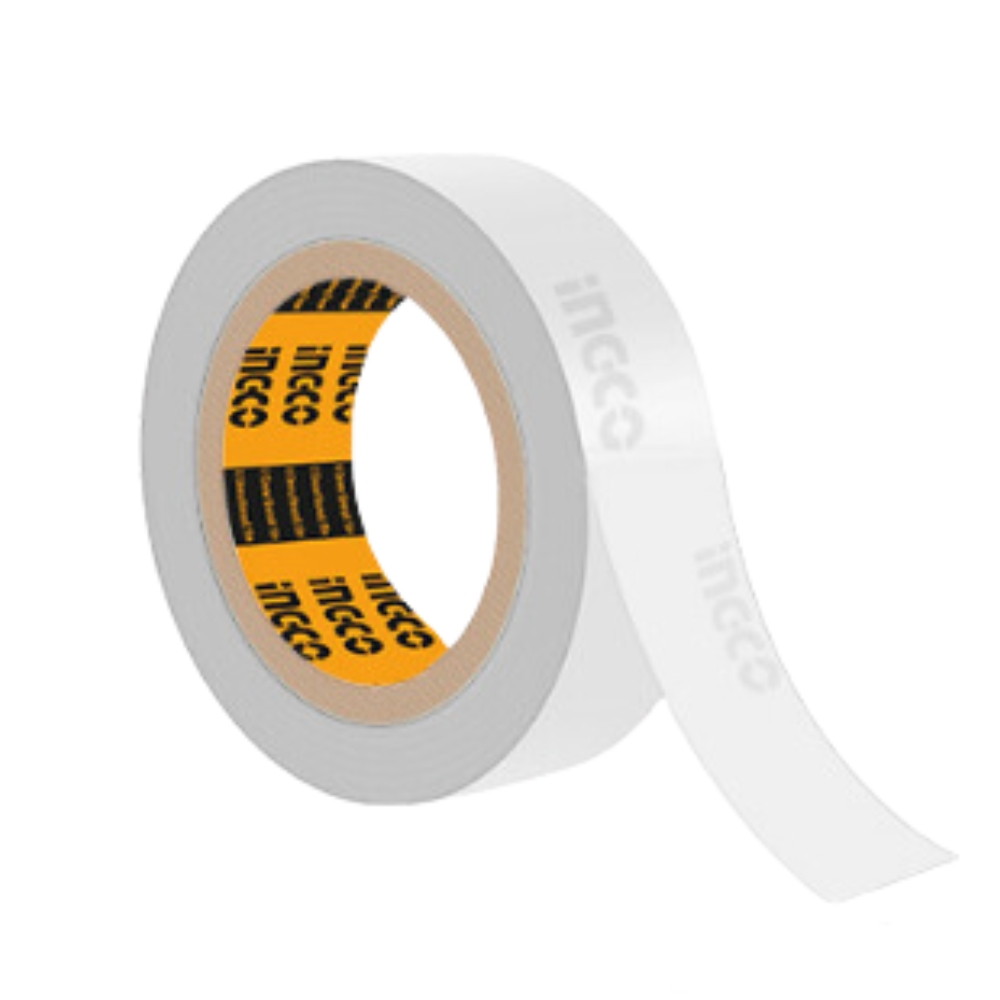 Ingco – PVC Insulation Tape – 9.15mx18x0.13mm – White – Pack of 10