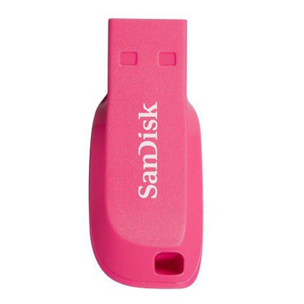 San Disk – Cruzer Blade 2.0 Flash Drive (16 GB) Electric Pink