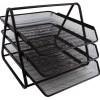 SDS -3 Tier Black Desk Letter Tray Set SDS -3 Tier Black Desk Letter Tray Set