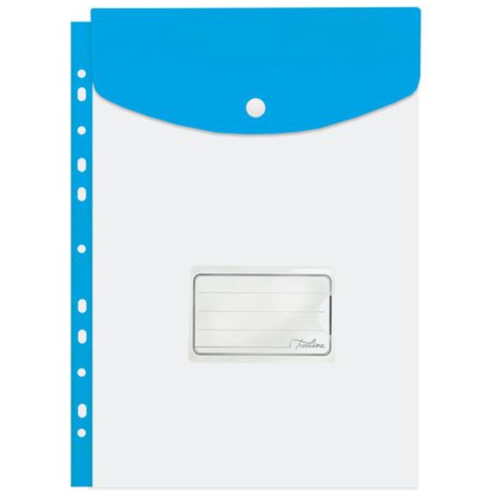 Treeline – Filing Carry Folder A4 Azure Blue- Pack of 5