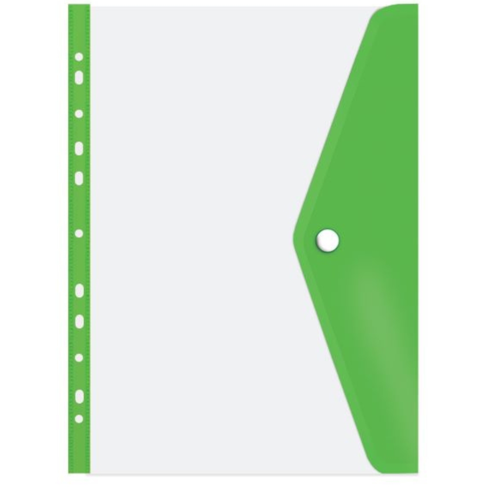 Treeline – Filing Carry Folder Open Long Side Green – Pack of 5