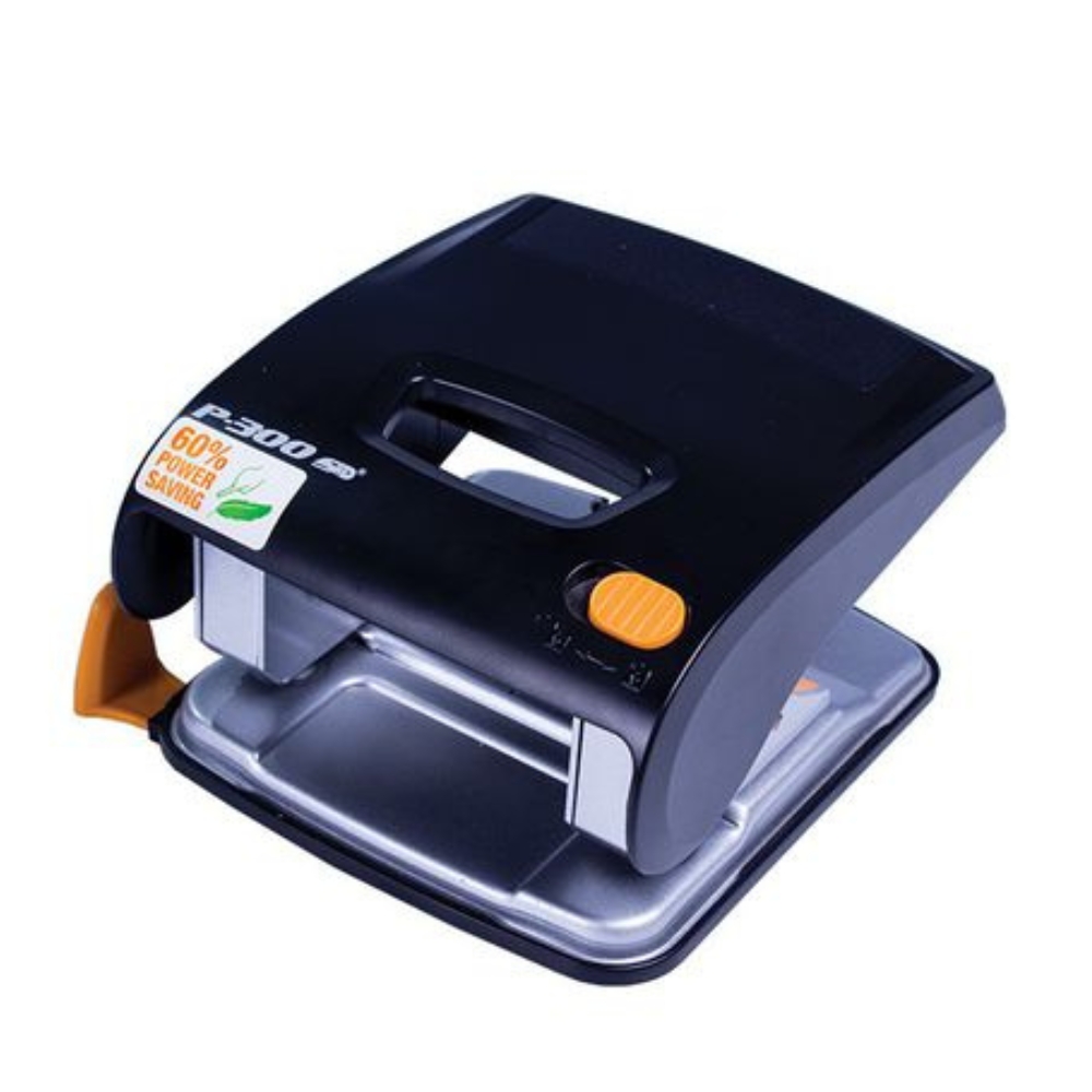 STD – (P300) Plastic Office Punch Power Saving With Paper Guide – 30 Sheets