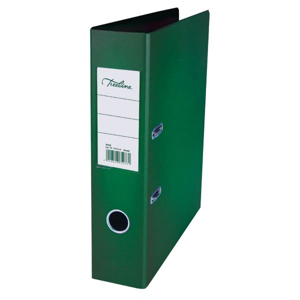 Treeline – Green A4 Lever Arch File PVC 70mm