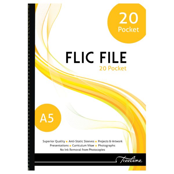 Treeline – A5 20 Pocket Flic File Display File