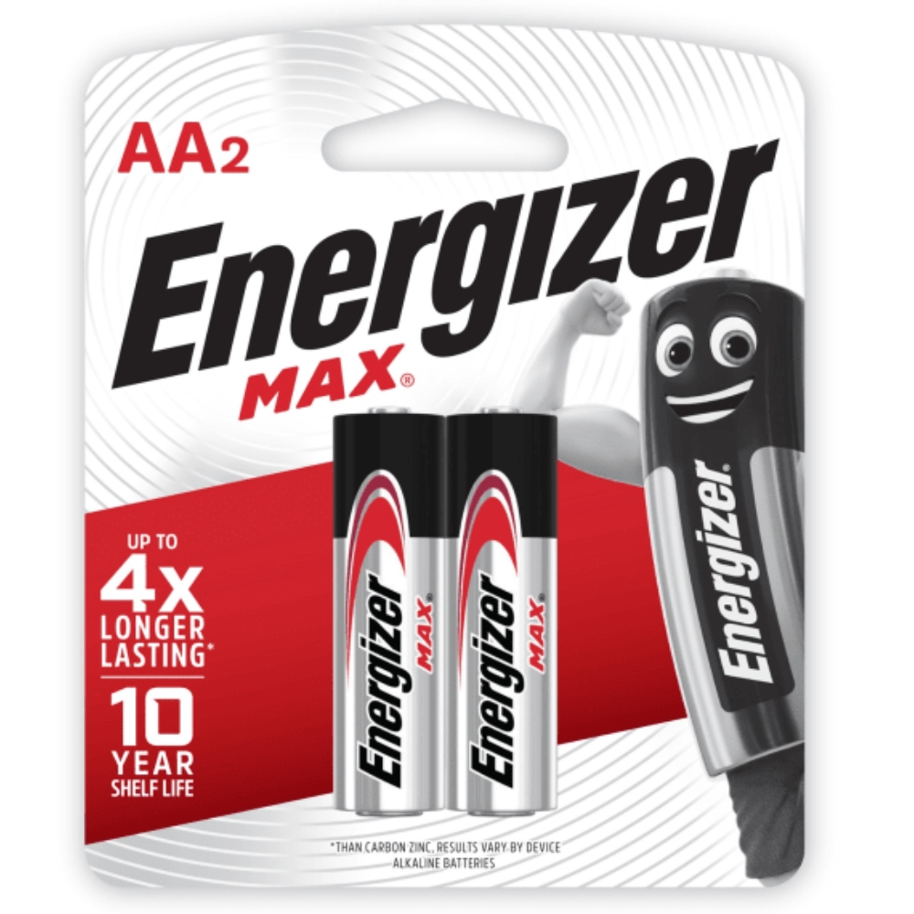 Energizer – Max Alkaline AA Blister Pack 2