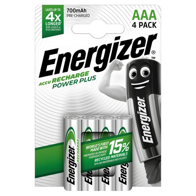 Energizer – Recharge AAA , Blister Pack 4 (700mAh)