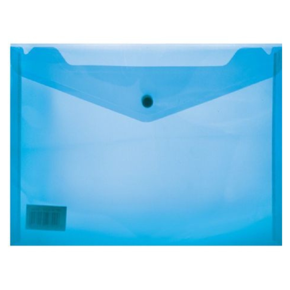 Treeline – Blue Carry Folder A4 PVC with Stud Pack of 12