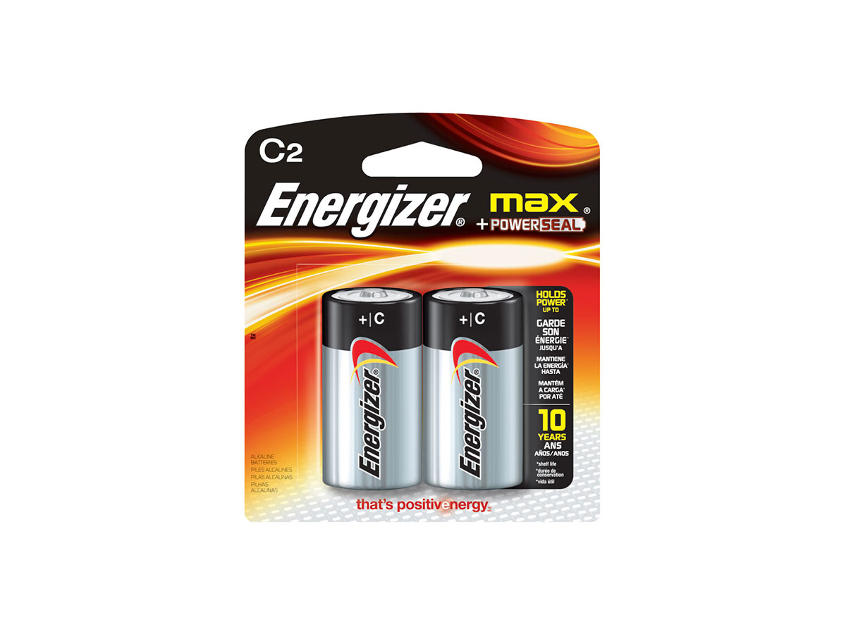 Energizer – Max Alkaline C Blister Pack 2