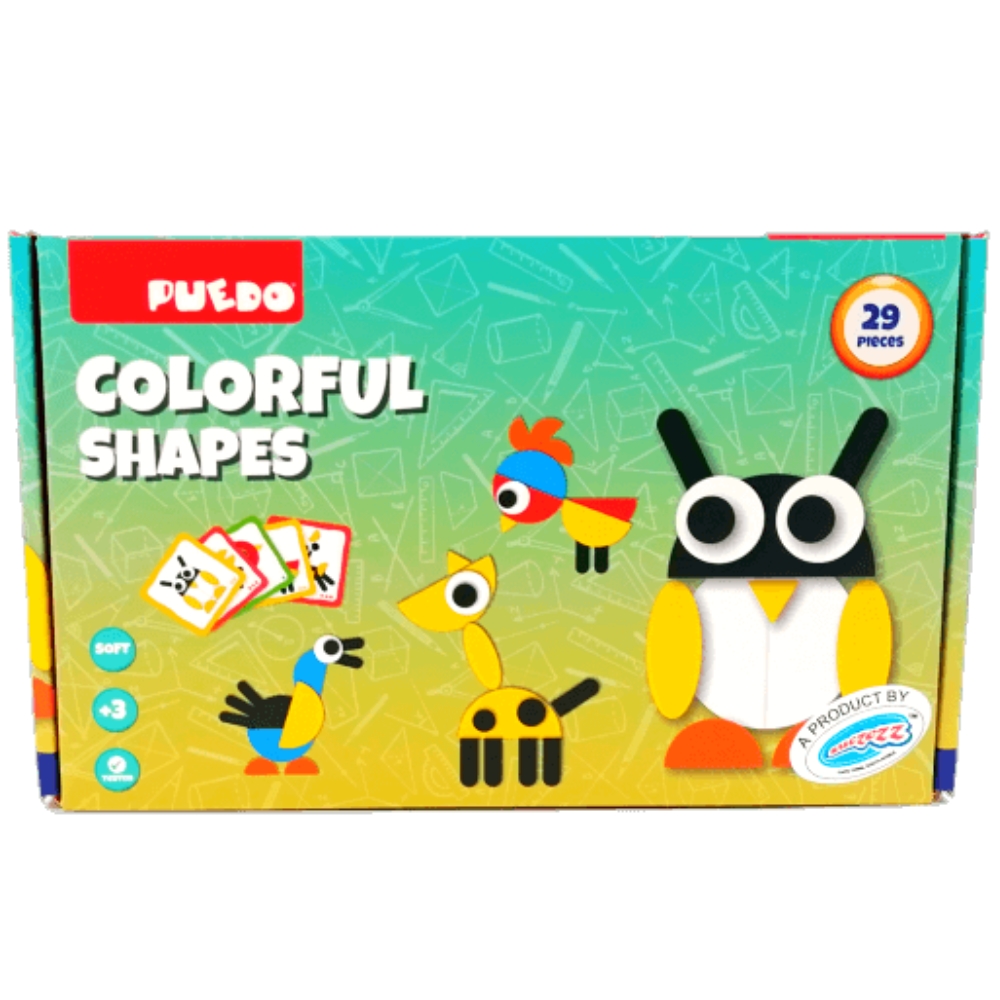 Puedo – Colorful Shapes – 29 Piece