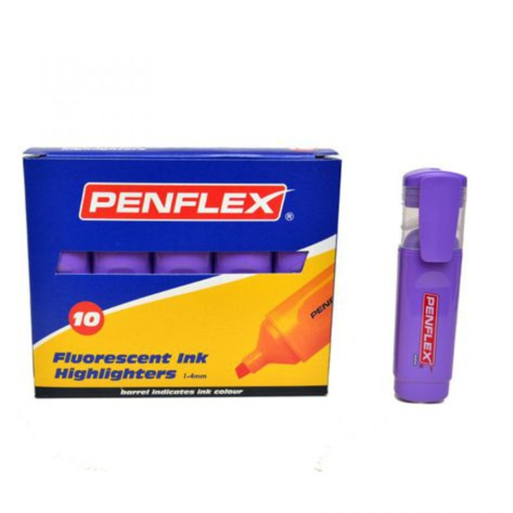 Pernflex – Violet Highlighters , Box of 10