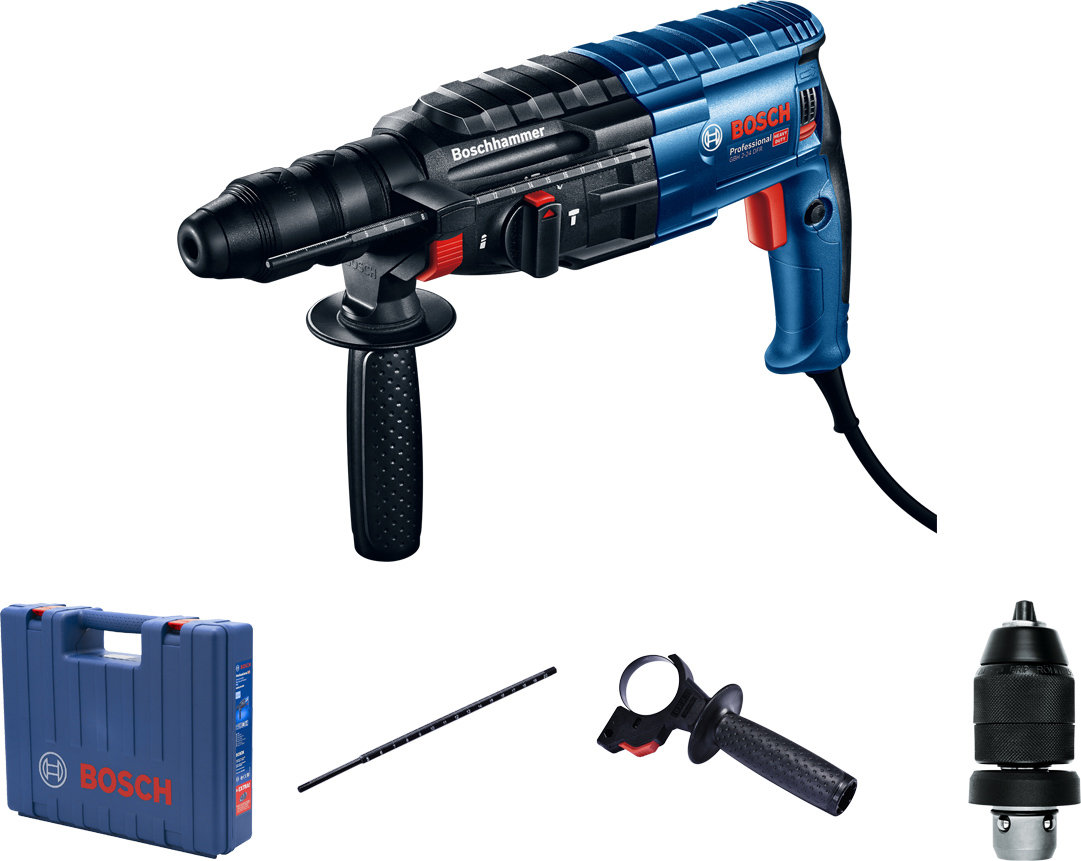 Bosch Rotary Hammer Drill GBH 2-24 DRE & Key Chuck