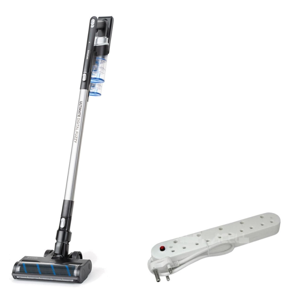 Taurus – Ultimate Digital Fuzzy Cordless Upright Vacuum + 5 Way Multiplug