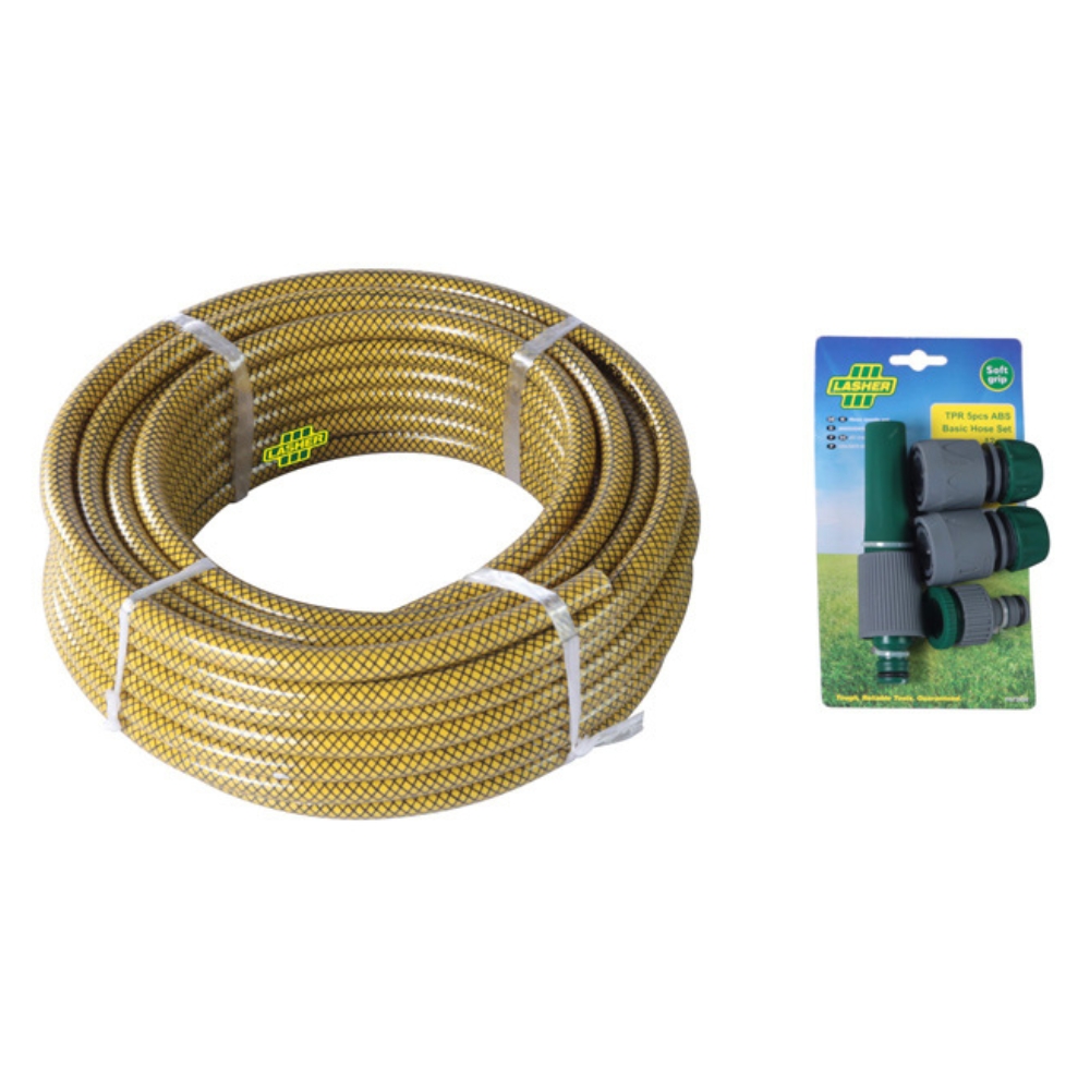 Lasher – 12mm X 30m – Hose Pipe with Fittings