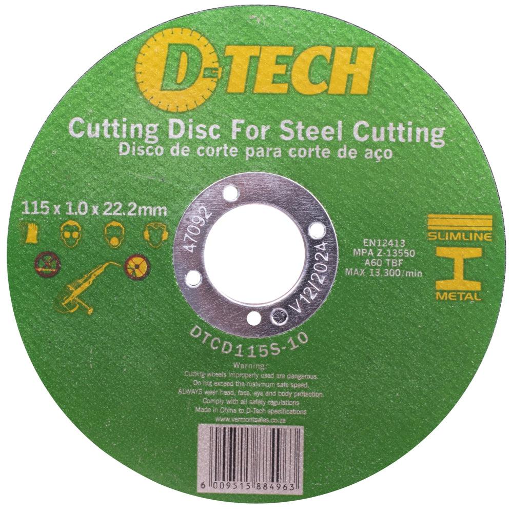D-Tech – Cutting Disc For Steel Cutting – Pack Of 100