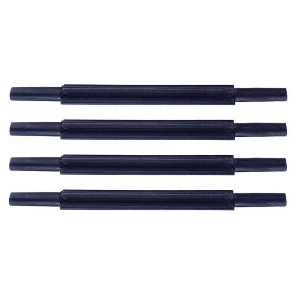 Treeline – Desk Letter Tray Risers – Black – Pack 4