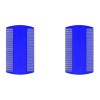 Lucky – Blue Double Sided Fine Tooth Comb , Pack of 2 Lucky – Blue Double Sided Fine Tooth Comb , Pack of 2