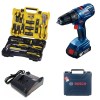 Bosch – Professional 180-LI Cordless Drill Kit (18V) + 73 Piece Toolset Bosch – Professional 180-LI Cordless Drill Kit (18V) + 73 Piece Toolset