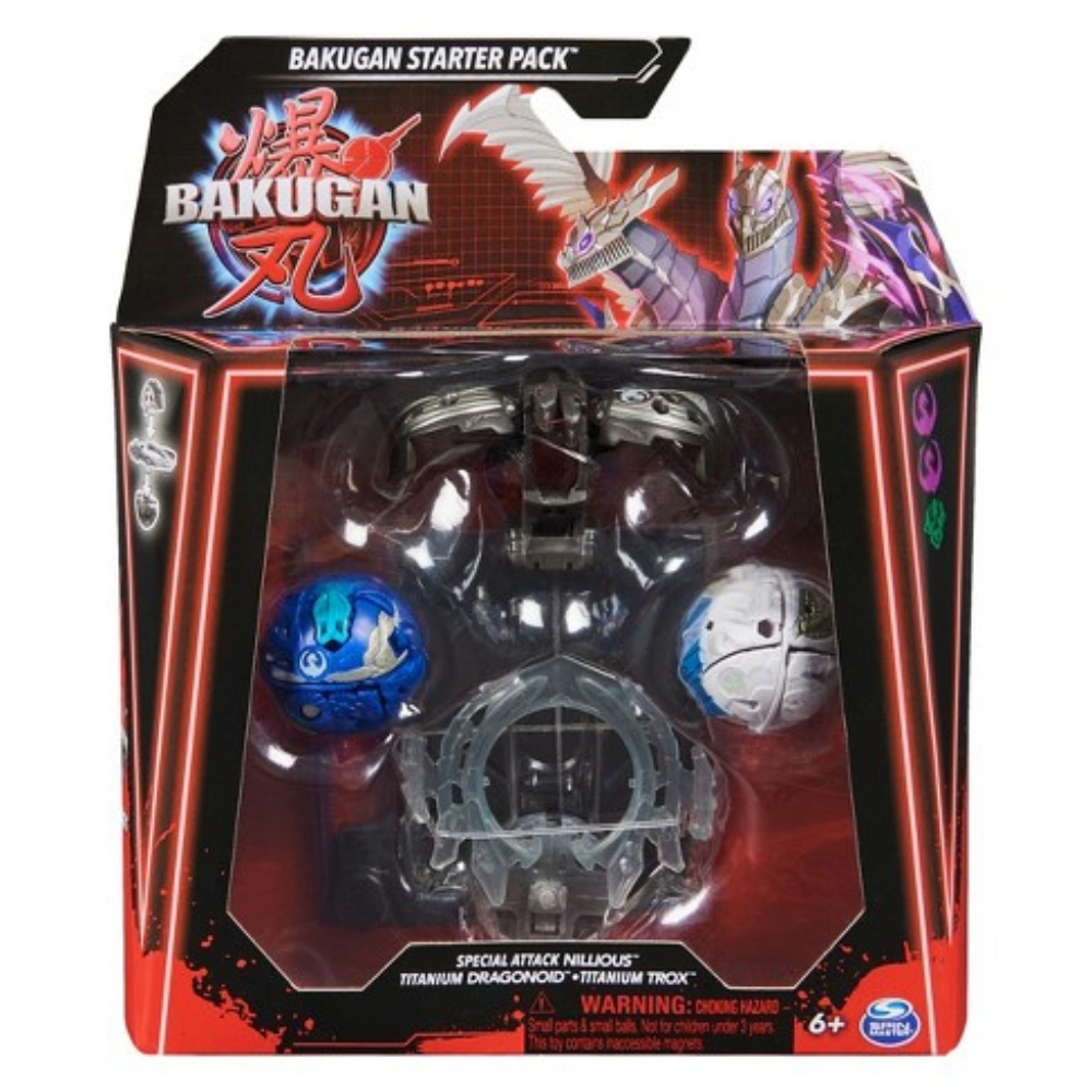Bakugan – Special Attack Nillious with Dragonoid and Trox – Starter Pack