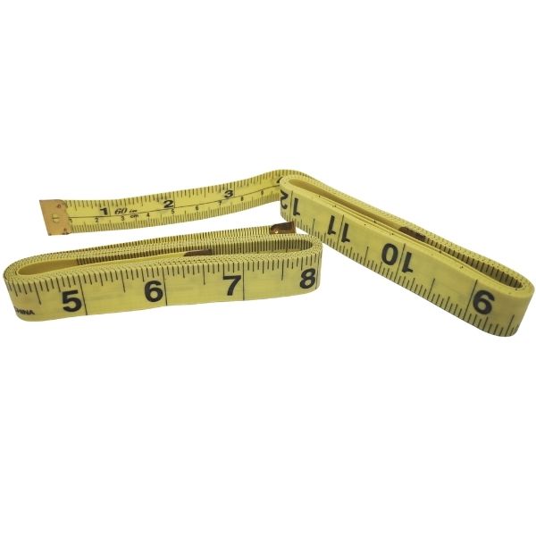 SourceDirect – Haberdashery Measuring Tape – 150 cm Bulk Pack x12 – Yellow