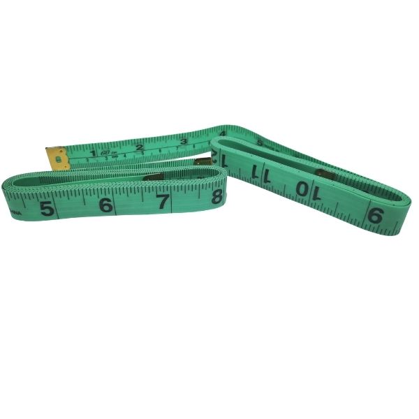 SourceDirecet – Haberdashery Measuring Tape – 150 cm Bulk of 12 – Green