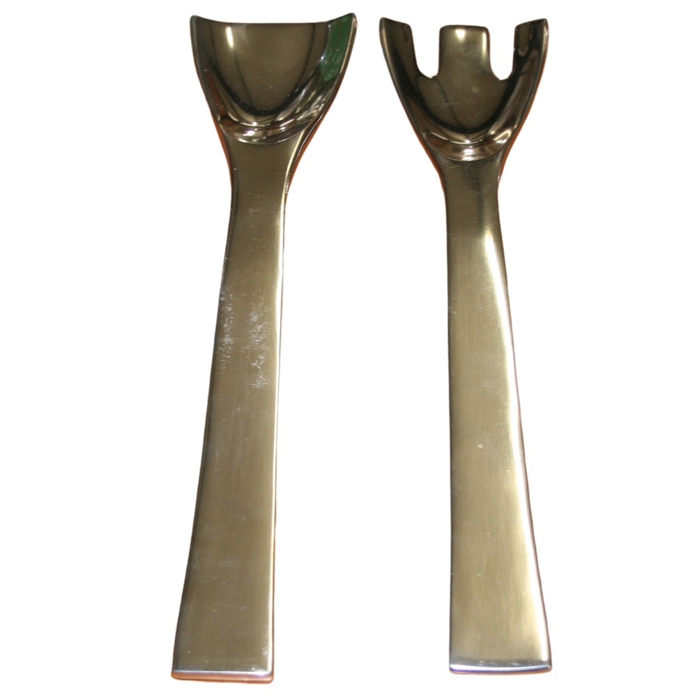 Stainless Steel Salad Servers – Set of 2