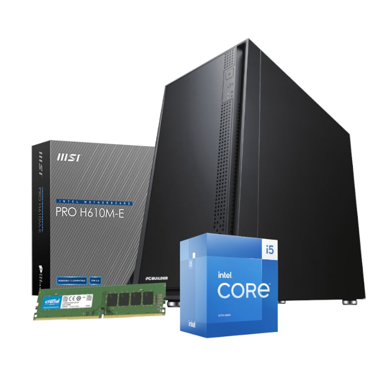 PCBuilder Intel i5-13400 OFFICE MASTER Core Windows 11 Pro Desktop PC