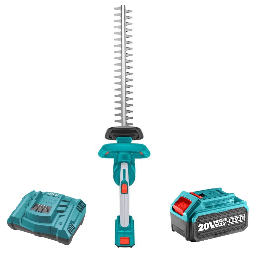 Total Tools – Lithium Ion Hedge Trimmer 460mm with 4.0Ah Battery & Charger