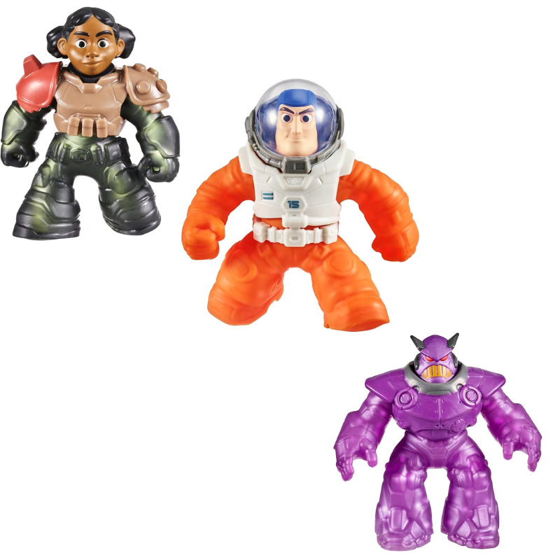 Goo Jit Zu – Buzz Lightyear (XL-15) ,Zurg and Izzy Hawthorne
