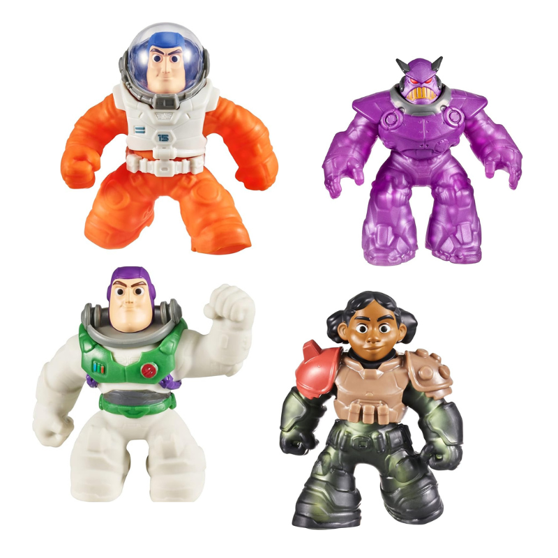 Goo Jit Zu – XL- 15, Space Ranger Alpha ,Zurg and Izzy Hawthorne